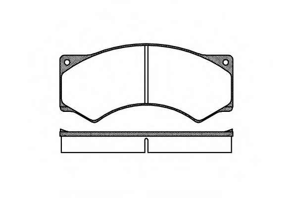 REMSA 0277.00 Brake Pad Set, disc brake
